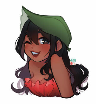 rendered bust